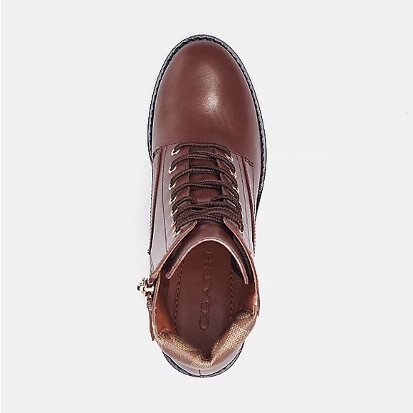 Coach Jill Walnut Leather Ankle Boots. Like New Condition. - Picture 4 of 15